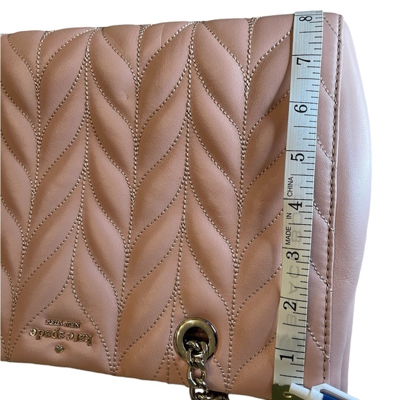 Kate Spade Brier Lane Pink Quilted Leather Shoulder Bag. - Picture 6 of 14